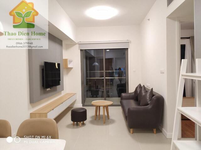 4 min - Gateway Thao Dien Apartment, Spacious And Beautiful 1 Bedroom