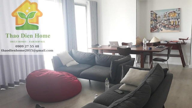 4 min - Open Space Contemporary-Style 4 Bedrooms Apartment In The Gateway Thao Dien
