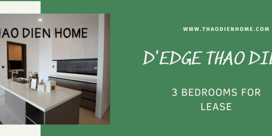 Fabulous Apartment For Rent In D’Edge Thao Dien With Preferential Price