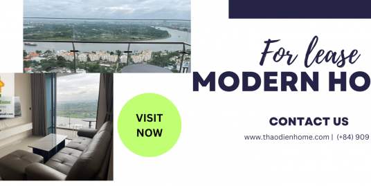 3-Bedroom Apartment For Rent In Q2 Thao Dien With A Cool River View