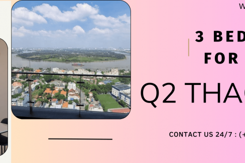 background Q2 TD 1 488x326 - Q2 Thao Dien Apartment Is Full Of Sunshine With Beautiful River View