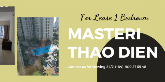 Good Furniture! 1 Bedroom Apartment In Masteri Thao Dien For Rent