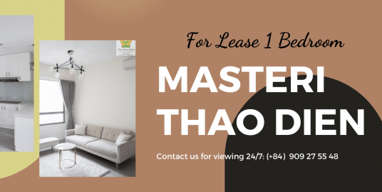 Simple Design In Masteri Thao Dien 1 Bedroom Apartment Creates A Coziness