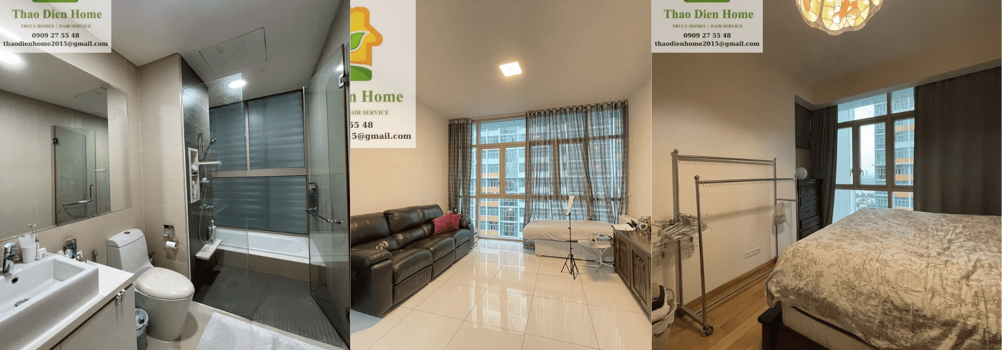 Fully furnished 3 Bedroom Apartment For rent At The Vista An Phu With A Very Good Price
