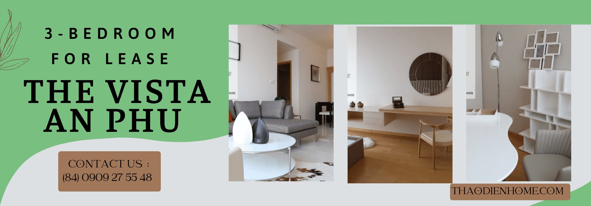 Substantial And Adorable 3 Bedroom Apartment In The Vista An Phu