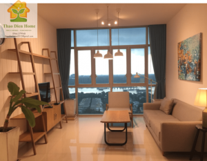 11 1 300x233 - Modern Furnished 2 Bedroom Apartment For Rent With Very Quiet River View In The Vista An Phu