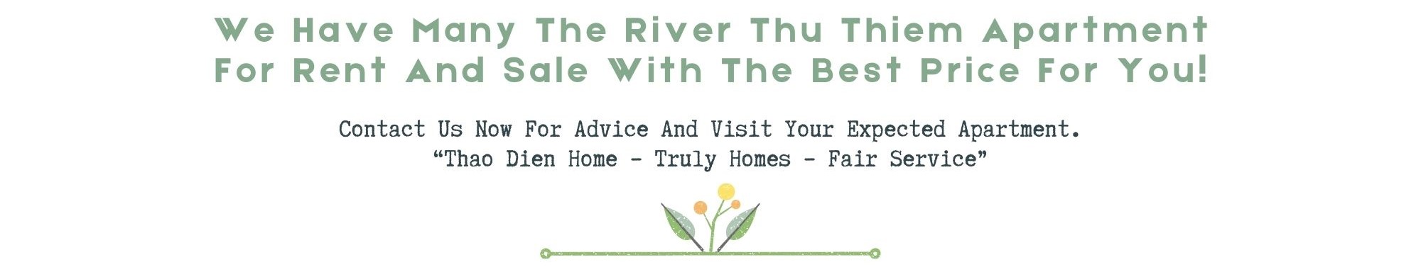 We Have Many The River Thu Thiem Apartment For Rent And Sale With The Best Price For You Contact Us Now For Advice And Visit Your Expected Apartment. Thao Dien Home – Truly Homes – Fair Service - Luxury Investment Opportunity: The River Thu Thiem 3 Bedrooms