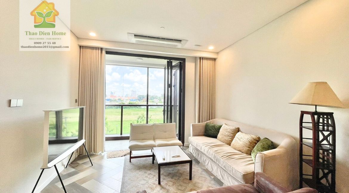 1 4 - Fully Furnished 1BR Apartment with Modern Design and Large Windows in The Galleria Residence