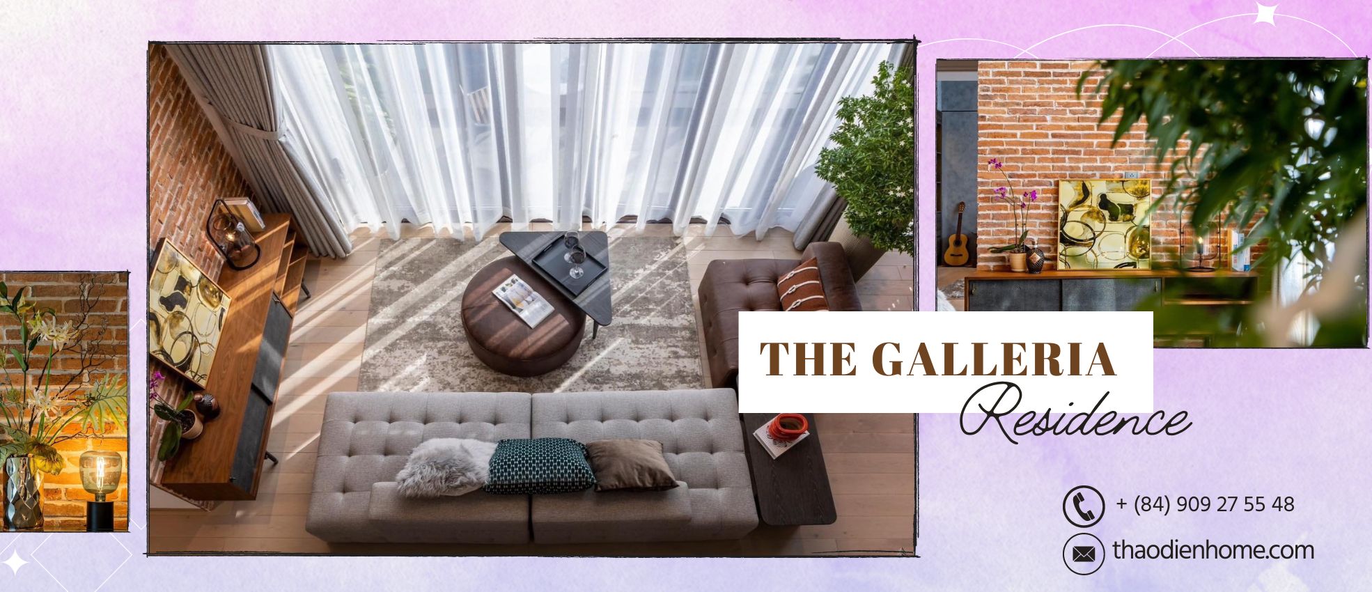 MTP G A12.12 homepage - Aesthetic & Luxurious 3BR in The Galleria Residence for Rent
