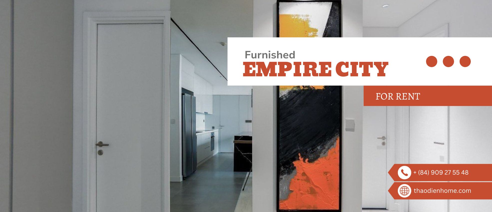 Trải nghiệm cuộc sống xa hoa trong căn hộ 3 phòng ngủ tiện nghi tại Linden Residence – Empire City