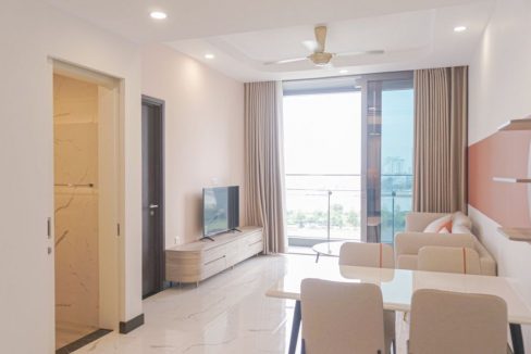 1 20 488x326 - Căn hộ 1 phòng ngủ tone hồng đào tại Linden Residences - Empire City