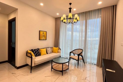 1 3 488x326 - Căn hộ 1 phòng ngủ ấm cúng có ban công tại Tilia Residence - Empire City